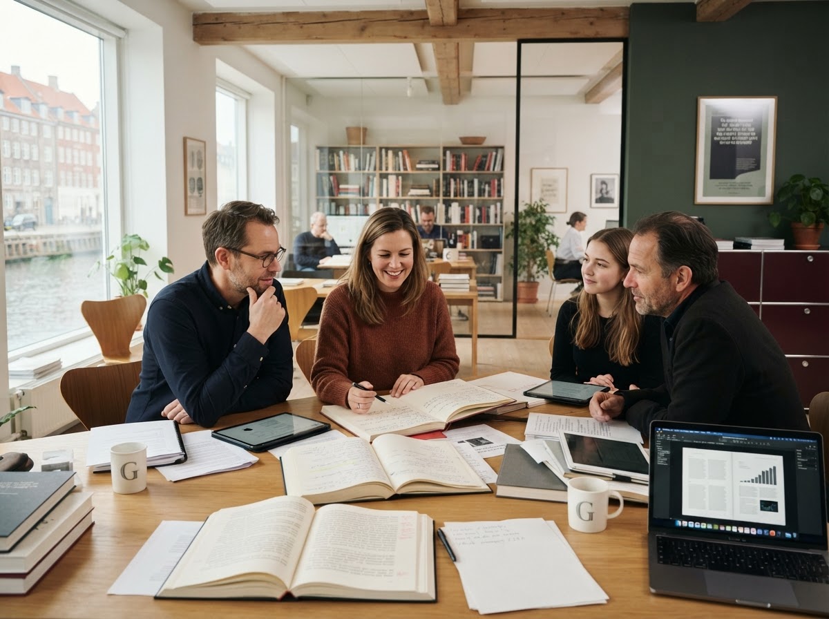 Gyldendal Bøger – teamet bag platformens analysearbejde